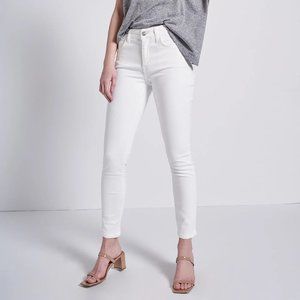 White Jeans: Current/Elliott Original Ankle Stiletto Jean